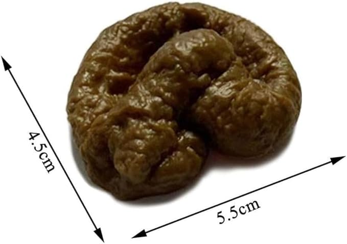 Fake Poopy Toy, Brown Realistic Fake Poop, Novelty Floating Fake Poop Toys for April Fools' Day Prank, Perfect Gag Gift, Prank Gift, Poopy Games