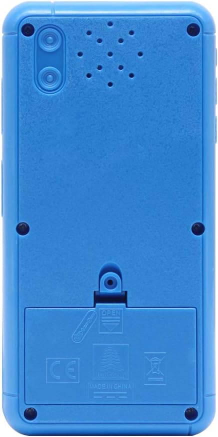 Retro Block Game Console with Color Shell and Large 4.5" Screen, 23 Preloaded Games, Blue