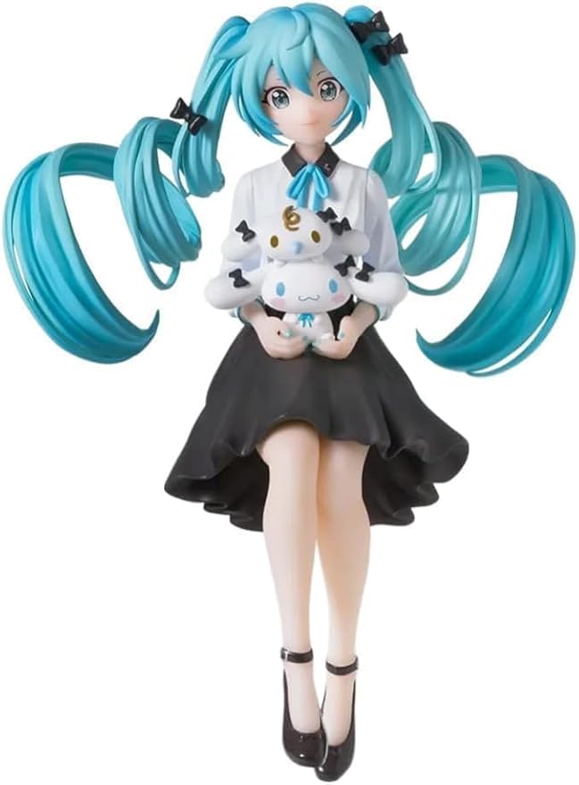 Hatsune Miku Chokonose Premium Figure Hatsune Miku x Cinnamorol Osumashi Ver.