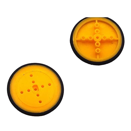 10pcs 410 Rubber Wheels Robot Tires TT Motor Robot Intelligent car Platform car Electronic Design Toys