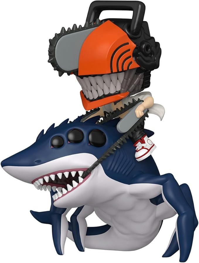 Funko Pop! Rides Deluxe: Chainsaw Man Reze - Chainsaw Man and Beam - Collectable Vinyl Figure - Gift Idea - Official Merchandise - Toys for Kids & Adults - Anime Fans