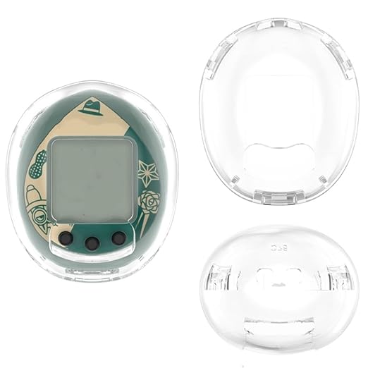 Transparent Cover Case for Tamagotchi Nano, Protective Sleeve Skin PC Protective Cover for Kids, Soft & Shockproof Shell for Tamagotchi Nano Electronic Pet Game Machine (Transparent)