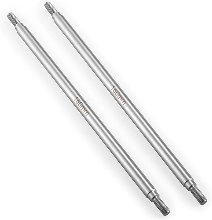 RC Spare Part for Axial for SCX10 II 90046 for TRX-4 D90 1/10 Linkage Set Link Rod M4 6x50-155mm RC Crawler Car Upgrade Parts Modification Accessories(150mm)