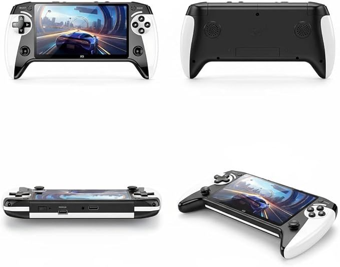 X9 Retro Handheld Game Console,20000+ Games,64gb with 5.5-Inch HD IPS Screen,10+ Emulators ,Handheld Emulator Supports Connection,Bluetooth Controller to TV Output 5-Hour Battery Life (Black)