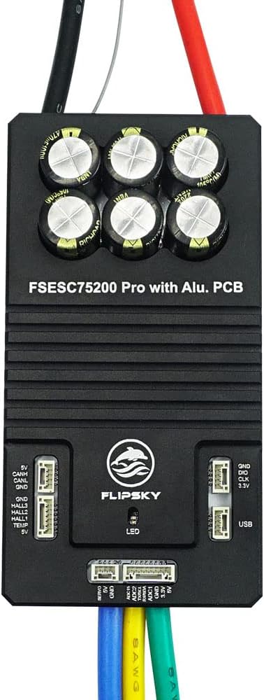 FLIPSKY 75200 Pro 84V High Current with Aluminum PCB Based on VESC for Fighting Robot Surfboard AGV Robot