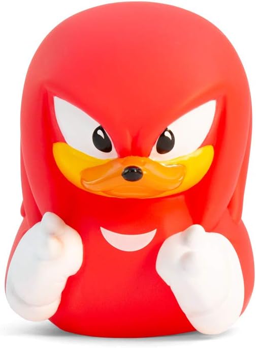 TUBBZ Sonic The Hedgehog Knuckles Collectable Duck Vinyl Figure - Official Sonic The Hedgehog Merchandise - TV Movies & Games
