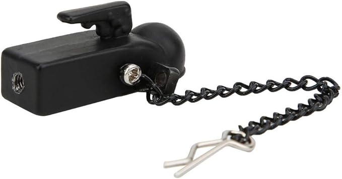 Drfeify Climbing car Trailer Attachment kit Compatible with 1/10 Scale 90046 90047 Cars(Black)