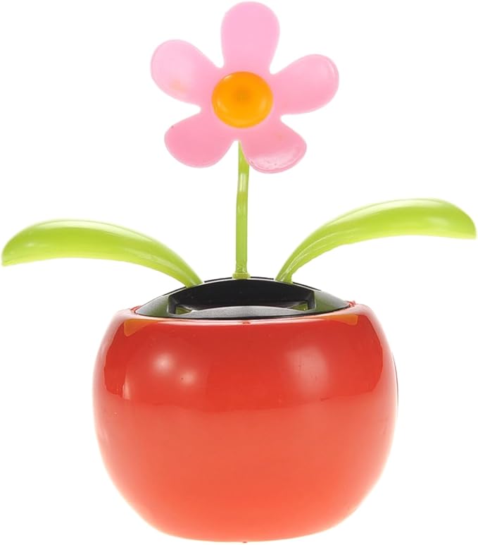 A and E Imports - Electronic Solar Flower Novelty Toy (Pink)