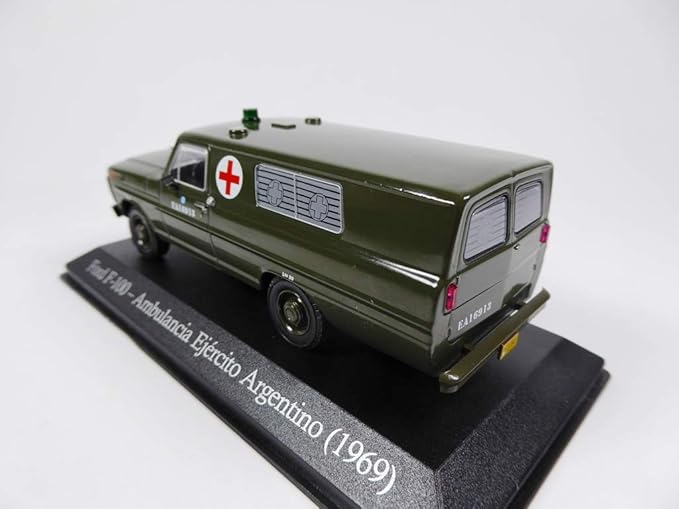OPO 10 Model car 1/43 Compatible with Ford F-100 1969 Argentina Air Force Ambulance (SA15)
