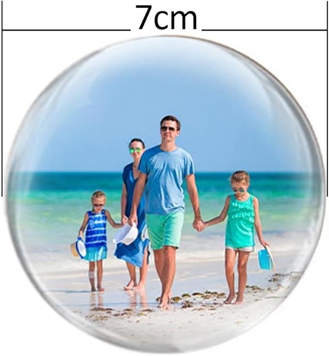 2.7" Crystal Ball Video Player,Personalized Digital Display Sphere with Custom Uploadable Videos & Photos,Customized Light-Up Sphere Gift for Anniversary, Birthday,Wedding