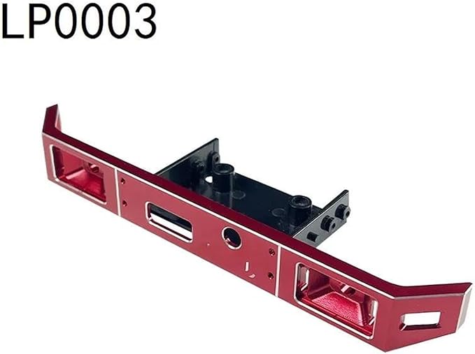 RC Spare Part for LDRC for LD-P06 for Unimog Metal Front and Rear Bumper for Chassis Armor 1/12 RC Truck Car Upgrade Parts Replacement Accessories(Front Bumper 2)