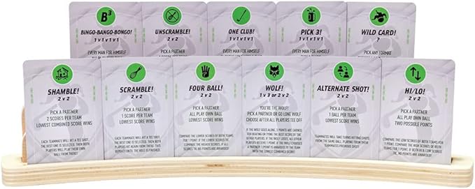 Fore Cards On Course Golf Game – Interactive Golf Card Game for Fun, Strategy & Competition – Mix Classic & Unique Formats – Fore Cards Golf Games and a Gift for Golfers of All Levels