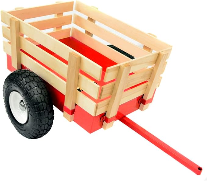 All Terrain Tricycle with Wagon (Red), CART-042R