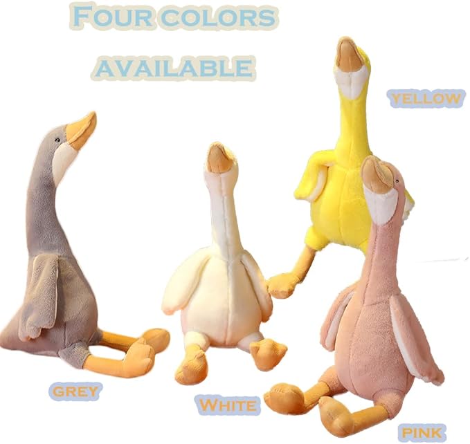CHELEI2019 23.6" Goose Plush White Swan Stuffed Animal Toy Duck Plush Toy,Gifts for Kids