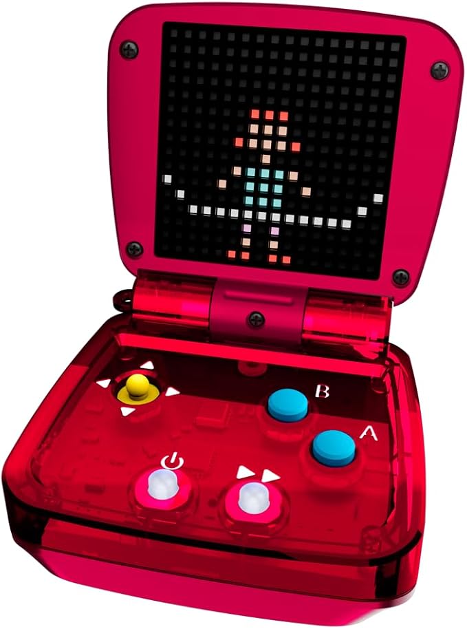 BANDAI TAPTAP Arcade FC34812 Multicolour- Palm Size Electronic Game Device - Retro Recreational Machine, Includes 10 Fun Video Games, Gift for Ages 5+