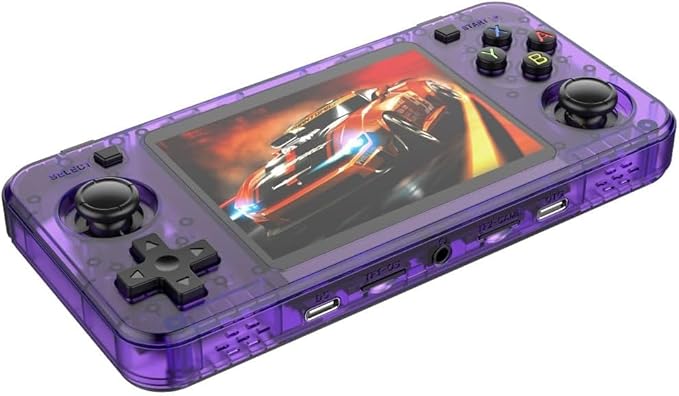 R36H Portable Handheld Video Game Console with 20,000 Plus Games Retro Video Games with Simulators for NES, GBA, MD, SFC, MAME, PSP, PS1, GB, NDS, N64 and CPS (Purple)