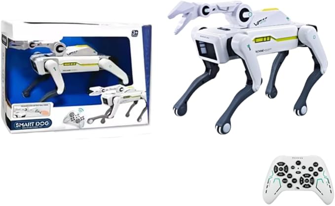 8008 Robot Dog,Smart Dog,Robotic Puppy,AI Dog,Remote Control Pick-Up,Voice Blessings,Programmable Actions,Fun Interactive Toy,Best Gift for Kids & Adults