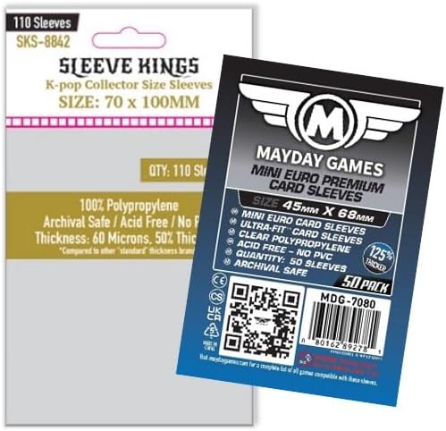 Mayday Games Anachrony Game Accessory - Premium Card Sleeve Bundle