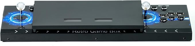 35000 in 1 Portable Arcade Game Console 17.5-inch HD Screen Dual Players Pandoras Box 80S,Retro Video Game Machine Search/Hide/Save/Load/Pause Games (17.5-Dual Players)