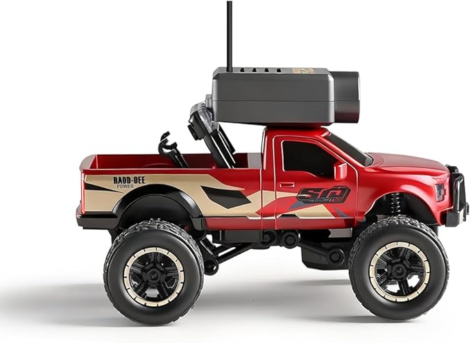 WL 1/64 Scale APP Auto-Pairing Full-Proportional FPV Mini RC Truck Model with Camera (Remote Controller Included/RTR)