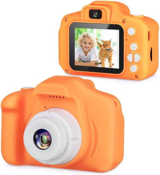Kids Camera for Boys Girls, Kids Selfie Camera for 6 7 8 9 Year Old Boys Girls, Children Digital Video Camcorder Camera, Christmas Birthday Gifts for Kid Toddler Toys with 32GB SD Card