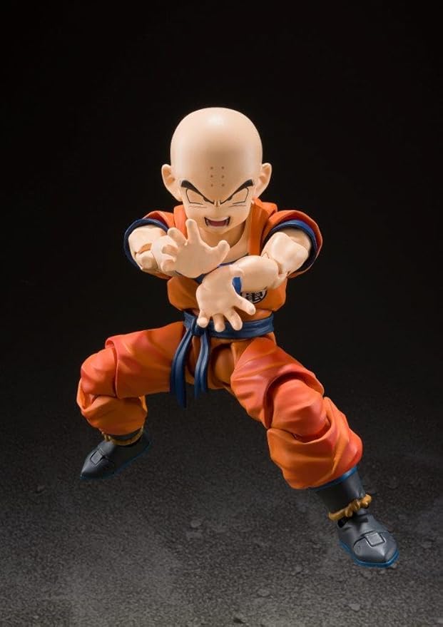TAMASHII NATIONS - Dragon Ball Z - Krillin -Earth's Strongest Man- (Reissue) S.H.Figuarts Action Figure