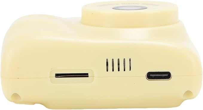 Asixxsix Digital Camera for Kids, 48M 1080P HD Digital Video Camera with Flash and 800mAh Li Battery, Rainproof USB Children Camera for Toddler Teens Students Boys and Girls (Yellow)