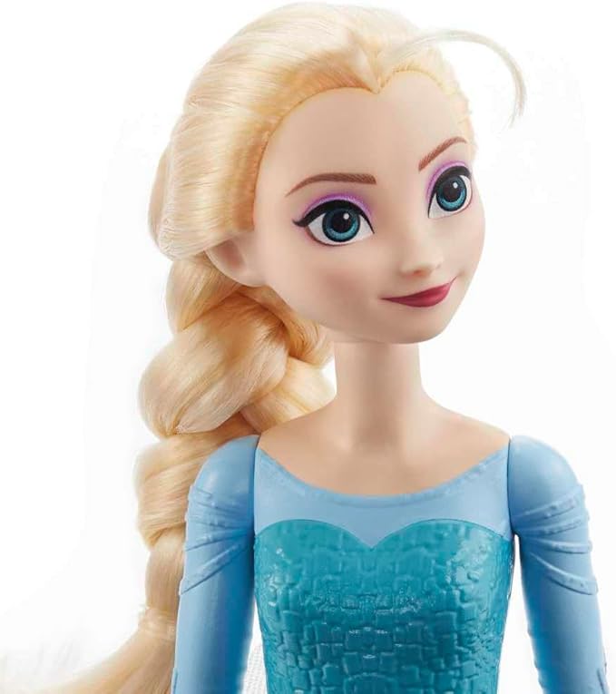 Mattel Disney Princess Dolls, Elsa Posable Fashion Doll with Signature Clothing and Accessories, Disney's Frozen Movie Toys
