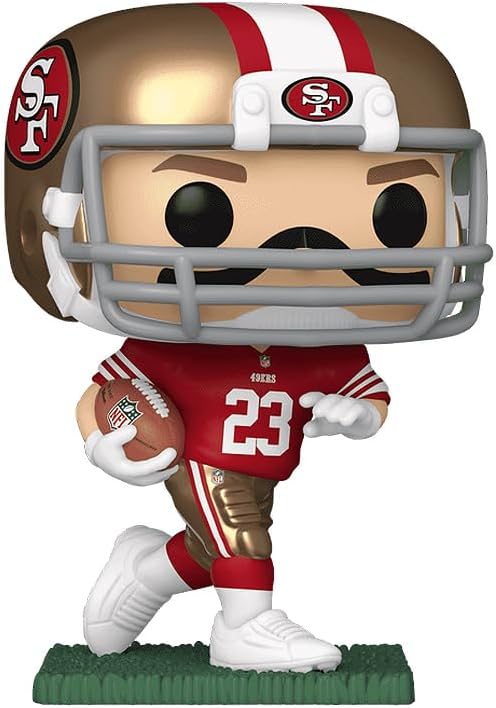 Funko Pop! Football: 49ers - Christian McCaffrey CMC Vinyl Figure Collectibles Bundled with Box Protector