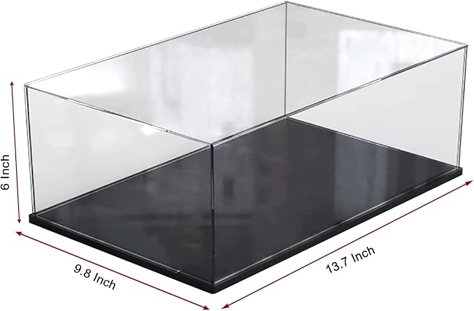 Acrylic Display Case for Ideas The Friends Central Perk 21319 Toys Collectibles Ideas Seinfeld 21328,Assemble Acrylic Box Dustproof Protection Showcase with Black Base(13.7x9.8x6 inch)