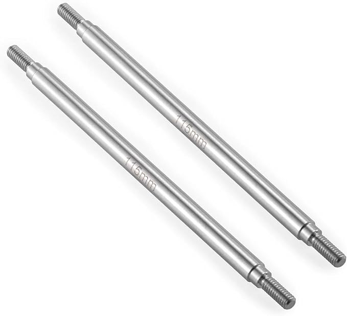 RC Spare Part for Axial for SCX10 II 90046 for TRX-4 D90 1/10 Linkage Set Link Rod M4 6x50-155mm RC Crawler Car Upgrade Parts Modification Accessories(115mm)