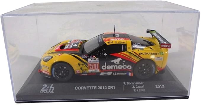 OPO 10 - Collectible Miniature car 24H LE Mans 1/43 Compatible with Corvette ZR1 2012 - ALA35