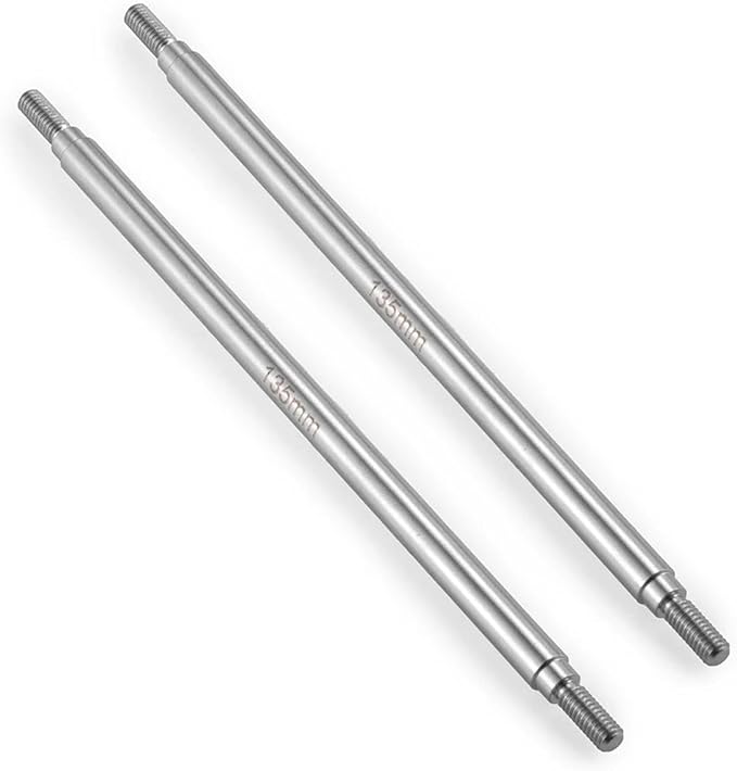 RC Spare Part for Axial for SCX10 II 90046 for TRX-4 D90 1/10 Linkage Set Link Rod M4 6x50-155mm RC Crawler Car Upgrade Parts Modification Accessories(135mm)