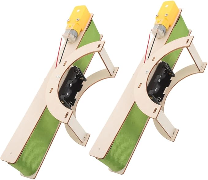 2pcs DIY Electric Conveyor Belt Kit Interactive Preschool Learning for Early Stem Education Fun Assembly Model for Science Engineering Projects