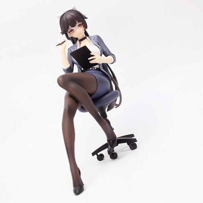IJN Takao Figure Sitting Anime Girl Figurine Game Character Action Figures 18cm Collectibles IJN Takao Figurine Desktop Display