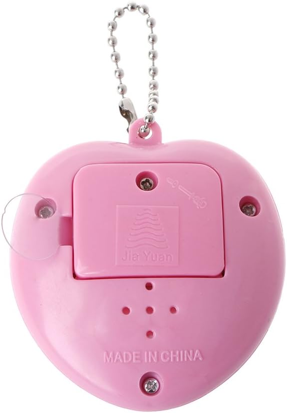 Retro Handheld Game Machine Electronic Nostalgic Virtual Digital Pet with Keychain Game Keyring for Kids