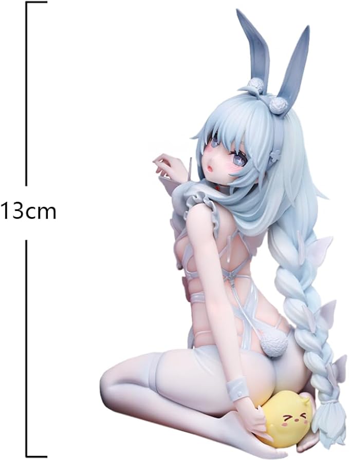 USS New Jersey Figure Swimsuit Anime Girl Figure Kneeling Position Statue MNF Le Malin Action Figures Collectible Models PVC Desktop Decoration