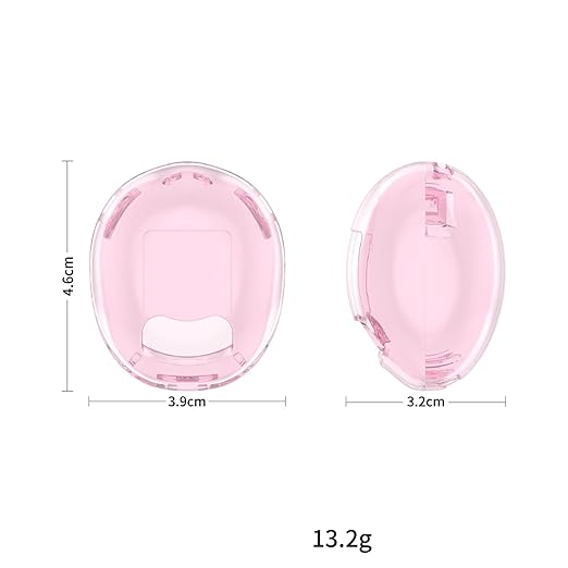 Transparent Cover Case for Tamagotchi Nano, Protective Sleeve Skin PC Protective Cover for Kids, Soft & Shockproof Shell for Tamagotchi Nano Electronic Pet Game Machine (Pink)