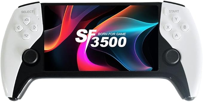 SF3500 Retro Handheld Game Console-Handheld Game Console with HD 5.5-inch IPS Screen Classic Video Games Supports TV Connection,14+ Emulators & 5-Hour Battery Life