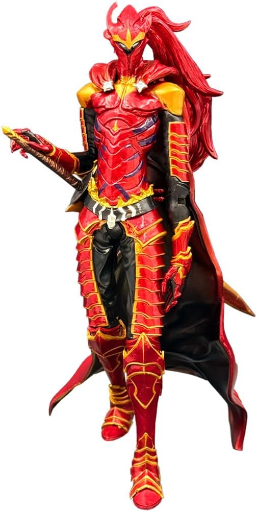 Igris Figure Statue Red Gold Edging Anime Figurine PVC Model 9.45" Standing Pose Sung Jin Woo Action Figures Desktop Collections