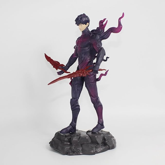 3pcs Sung Jin Woo Igris Statue Beru Action Figure PVC Model Anime Figura de Sung Jin Woo Figurine Desktop Collections Gift for Fans