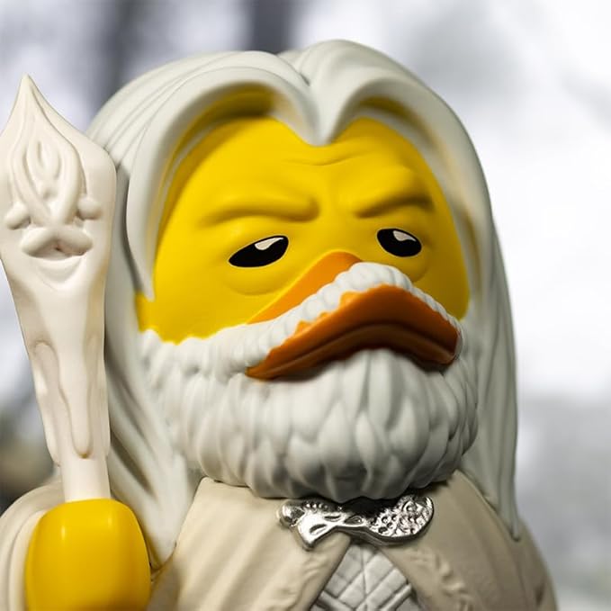 TUBBZ Boxed Edition: Lord of The Rings - Gandalf The White Cosplaying Rubber Duck Vinyl Figure