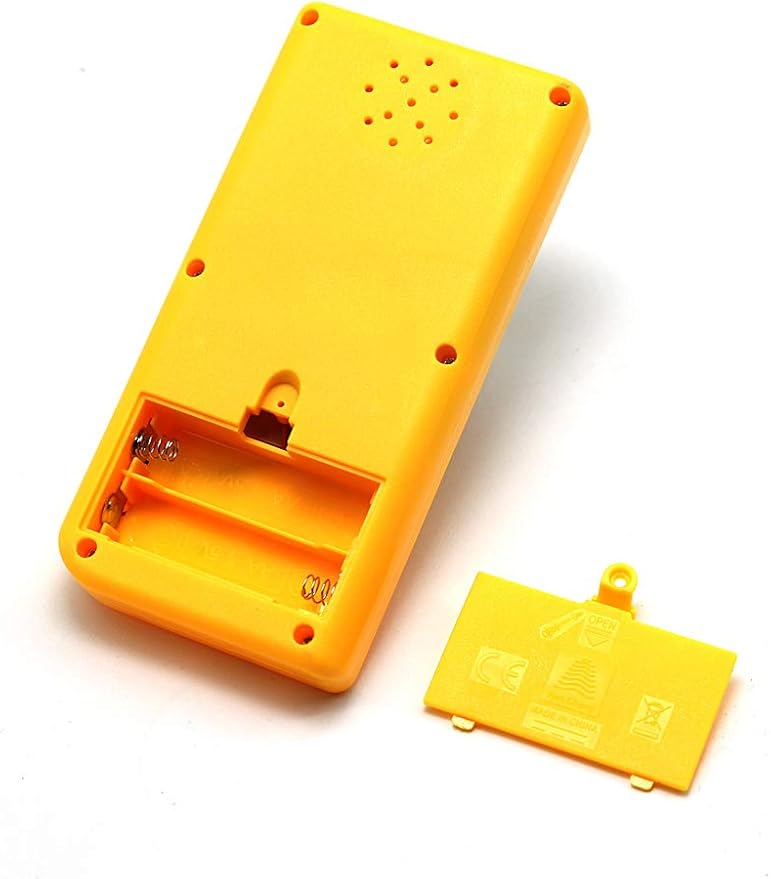 Retro Big Screen Brick Game Console 9999 in 1 Tank/Racing/Shooting Casual Puzzle Game Adjustable Difficulty and Speed Small and Easy to Carry Best Gifts (Yellow)
