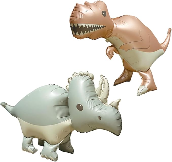 Giant 3D Dinosaur Balloons Self Standing Cute Dinosaur Balloons Birthday Party Decorations Supplies