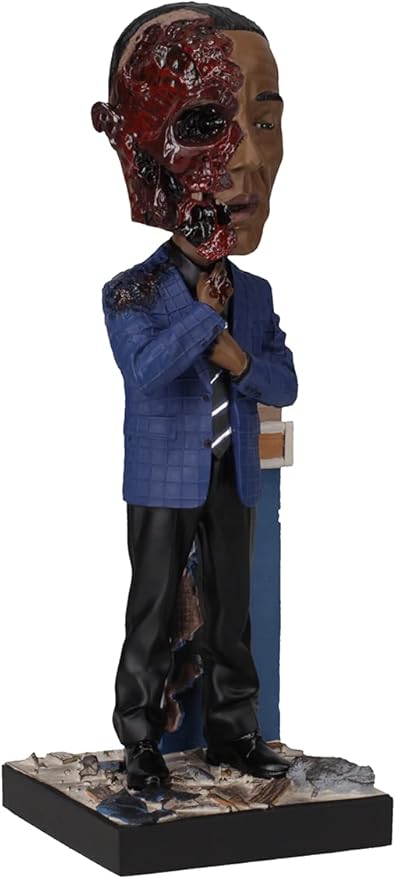 Royal Bobbles Breaking Bad Gus Fring Face Off Collectible Bobblehead Statue