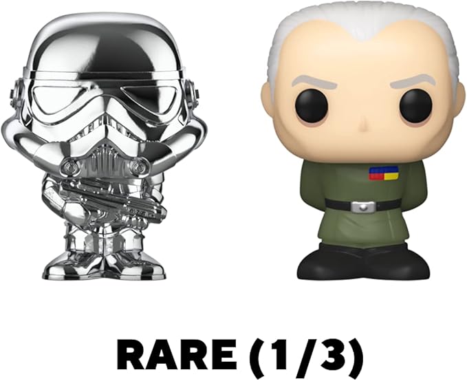 Funko Bitty POP! Star Wars - Luke, 4-Pack - Luke Skywalker, OBI-Wan Kenobi, Jawa and A Surprise Mystery Mini Figure - 0.9 Inch (2.2 Cm) Collectable - Stackable Display Shelf Included - Gift Idea