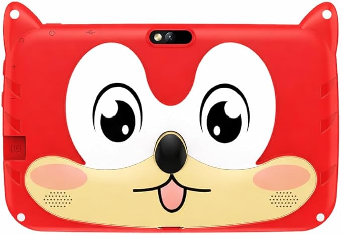 7 Inch Kids Tablet Android 13, WiFi Tablet for Children, 4GB RAM 64GB Storage, Dual Camera, Parental Control, Learning & Entertainment Tablet for Kids (Red)