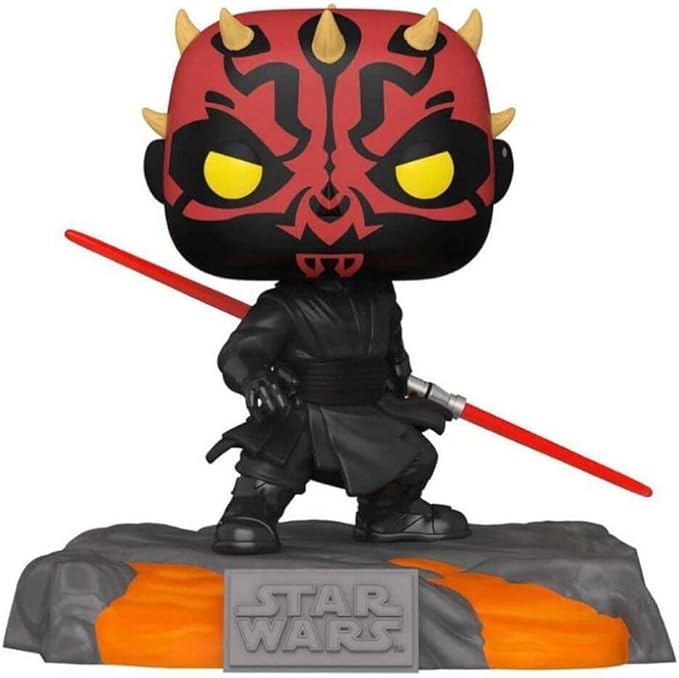 Funko Pop! Deluxe: SW Sith - Darth Maul - Glow in The Dark - Star Wars - Collectable Vinyl Figure - Gift Idea - Official Merchandise - Toys for Kids & Adults - Movies Fans