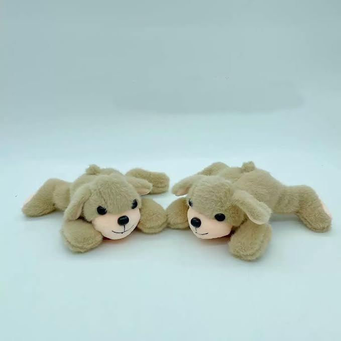 Dog Stuffed Animal Cute Plush Doll Toy 7 inch for Girls Boys Christmas (pa Yellow Dog)