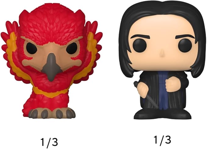 Funko Bitty POP! HP - Dumbledore, 4-Pack - Albus Dumbledore, Nearly Headless Nick, Minerva McGonagall and A Surprise Mystery Mini Figure - 0.9 Inch (2.2 Cm) - Harry Potter Collectable - Gift Idea